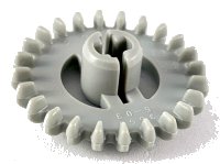 LEGO part Technic, Gear 24 Tooth Crown - Not Reinforced 3650a