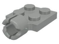 LEGO part Plate Special 2 x 2 with Towball Socket, Short, 4 Slots 3730
