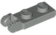 LEGO part Hinge Plate 1 x 2 Locking with 2 Fingers on End (Undetermined Type) 44302
