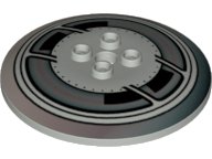 LEGO part Dish 6 x 6 Inverted (Radar) - Hollow Studs with SW AT-AT/AT-TE Pattern 44375apb01