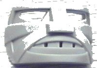 LEGO onderdeel Sports Hockey Mask 5 with Cheek Cuts and Teeth 45535a