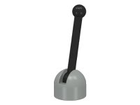 LEGO part Antenna Small Base with Black Lever (4592 / 4593) 4592c02