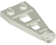 LEGO onderdeel Plate, Modified 1 x 2 with Long Stud Holder (Space Wing) 4596
