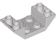 LEGO part Brick Sloped Inverted 45° 4 x 2 Double with 2 x 2 Recessed 4871
