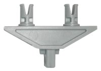 LEGO part Hinge 1 x 4 Triangle with Two Pins, Locking 1 Finger x277