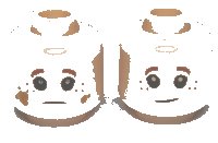 LEGO part Minifigure, Head Dual Sided Child Freckles, White Pupils, Dirt Stains, Reddish Brown Eyebrows Pattern - Hollow Stud 3626pb2709