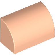 LEGO part Slope, Curved 1 x 2 37352