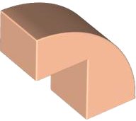 LEGO part Slope, Curved 2 x 1 x 1 2/3 5907