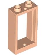 LEGO part Window 1 x 2 x 3 Flat Front 60593
