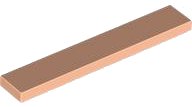 LEGO part Tile 1 x 6 6636