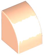 LEGO part Slope, Curved 1 x 1 7126