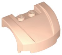 LEGO onderdeel Vehicle, Mudguard 3 x 4 x 1 2/3 Curved Front 98835