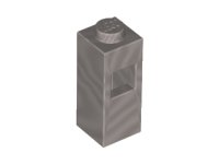 LEGO part Brique, Modifiée 1 x 1 x 2 avec Trou Carré 15444