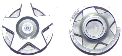 LEGO part Wheel Cover 5 Spoke Wide - for Wheel 18976 (29117a)
