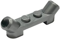 LEGO part Plate, Modified 1 x 4 with Angled Tubes 61072