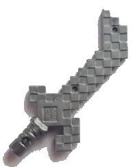 LEGO part Minifigure, Weapon Cutlass Pixelated (Minecraft) 65505d