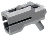 LEGO part Minifigure, Weapon Bazooka, Mini Blaster / Shooter with Dark Bluish Gray Trigger (69767 / 69755) 69767c01