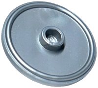LEGO part Minifigure, Shield Circular Rimmed Face with Stud 91884