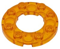 LEGO part Plate Round 4 x 4 with 2 x 2 Round Opening 11833