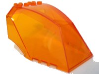 LEGO part Windscreen 8 x 6 x 4 with Locking Dual 2 Fingers 62694