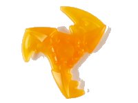 LEGO part Minifigure, Weapon Shuriken with Trailing Energy Effect 73766a