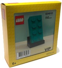 LEGO onderdeel Buildable 2 x 4 Dark Turquoise Brick 5006291-1