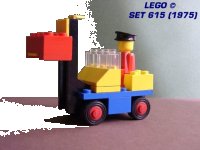 LEGO onderdeel Fork Lift with Driver 615-2