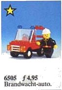 LEGO onderdeel Fire Chief's Car 6505-1