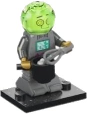 LEGO onderdeel Robot Butler, Series 26 (Complete Set with Stand and Accessories) col26-9