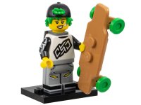 LEGO onderdeel Longboarder, Series 27 (Complete Set with Stand and Accessories) col27-7