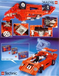LEGO part Technic Racer Leaflet (8024, 8815, 8820) 120290