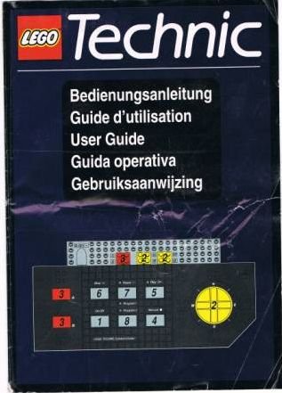 LEGO part User Guide for Technic Control Center II 8485 (4100204)
