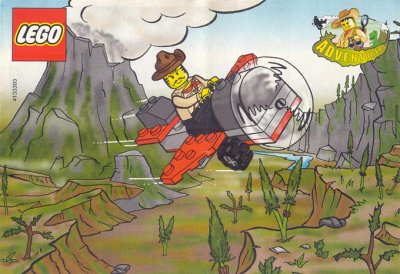 LEGO part Adventurers Mini Comic Book from Set 5911 (4133393)