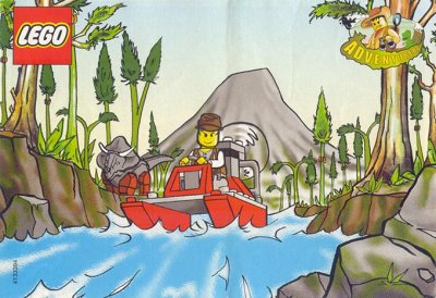 LEGO part Adventurers Mini Comic Book from Set 5912 (4133394)