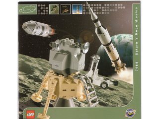 LEGO part Fact Book, Saturn V Moon Mission (4216523) (7468bk01)
