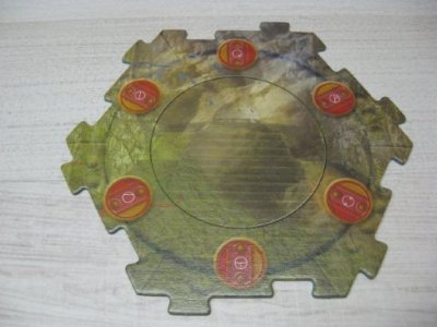 LEGO part BIONICLE Quest for Makuta: Jeu d'Aventure - Pièce de Plateau de Jeu 02 (00747board02)