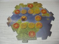 LEGO part BIONICLE Quest for Makuta: Adventure Game - Pieza del Tablero de Juego 03 00747board03