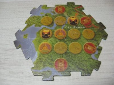LEGO part BIONICLE Quest for Makuta: Adventure Game - Spielplanstück 04 (00747board04)