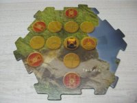 LEGO part BIONICLE Quest for Makuta: Adventure Game - Pièce de plateau de jeu 05 00747board05
