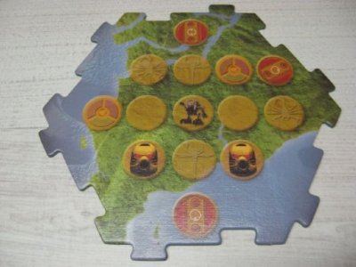 LEGO part BIONICLE Quest for Makuta: Adventure Game - Spielplanstück 08 (00747board08)