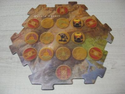 LEGO onderdeel BIONICLE Quest for Makuta: Adventure Game - Spelbord Onderdeel 15 (00747board15)
