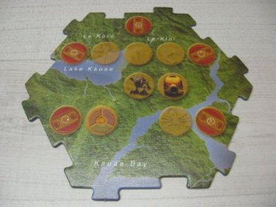 LEGO onderdeel BIONICLE Quest for Makuta: Adventure Game - Spelbord Onderdeel 19 (00747board19)