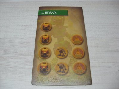 LEGO part BIONICLE Quest for Makuta: Adventure Game - Card Lewa (00747card03)