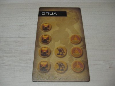 LEGO part BIONICLE Quest for Makuta: Adventure Game - Carta Onua (00747card04)