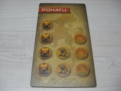 LEGO part BIONICLE Quest for Makuta: Adventure Game - Carte Pohatu (00747card05)