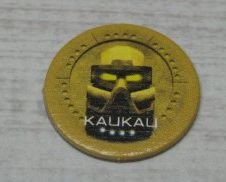 LEGO onderdeel BIONICLE Quest for Makuta: Adventure Game - Jeton, Kanohi Kaukau (00747token04)