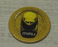 LEGO part BIONICLE Quest for Makuta: Adventure Game - Spielstein, Kanohi Miru 00747token05