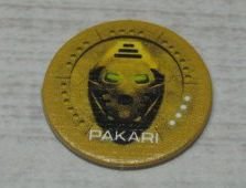 LEGO part BIONICLE Quest for Makuta: Adventure Game - Token, Kanohi Pakari (00747token06)