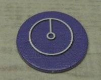 LEGO part BIONICLE Quest for Makuta: Adventure Game - Token, Key Token 1 00747token07