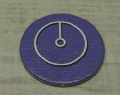 LEGO part BIONICLE Quest for Makuta: Adventure Game - Token, Key Token 1 (00747token07)